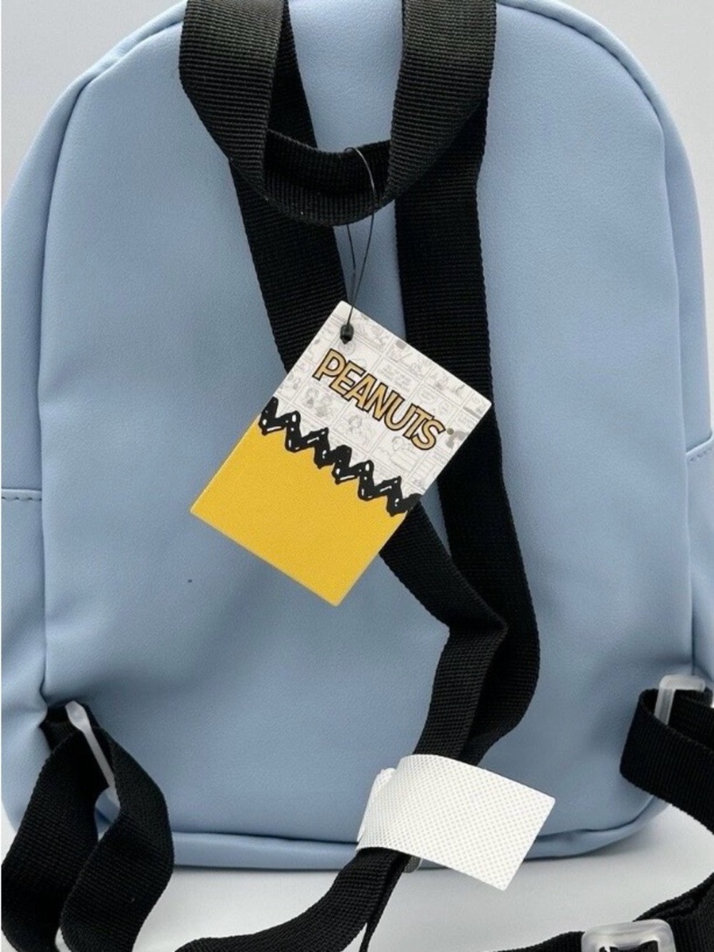 Peanuts Sleeping Snoopy Doghouse Faux Leather Mini Backpack Purse Diaper Bag NWT - Picture 6 of 10